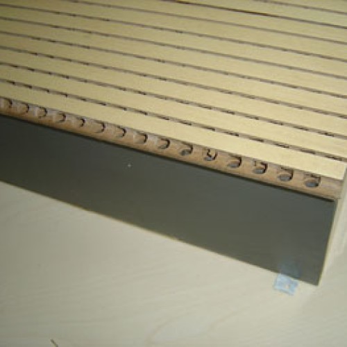Perforated sound absorption grille